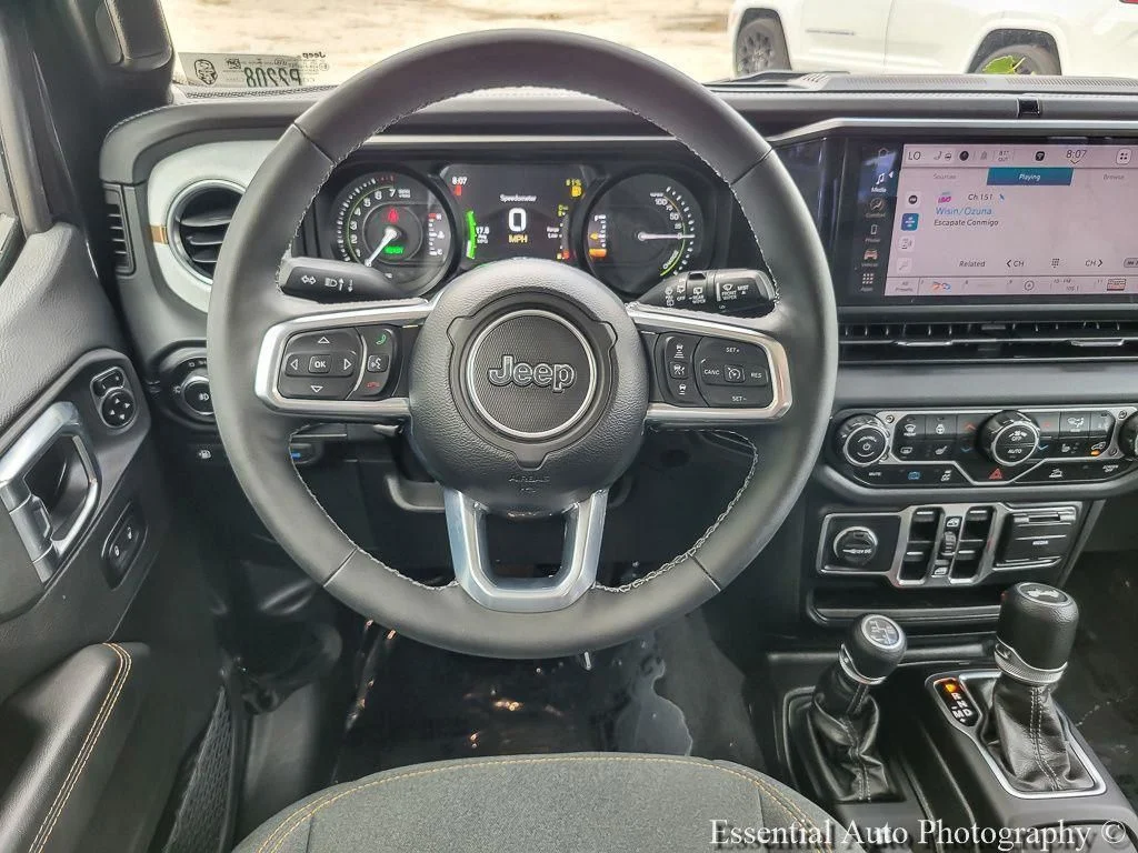 Certified Used 2025 Black Jeep Sahara 4xe image 13