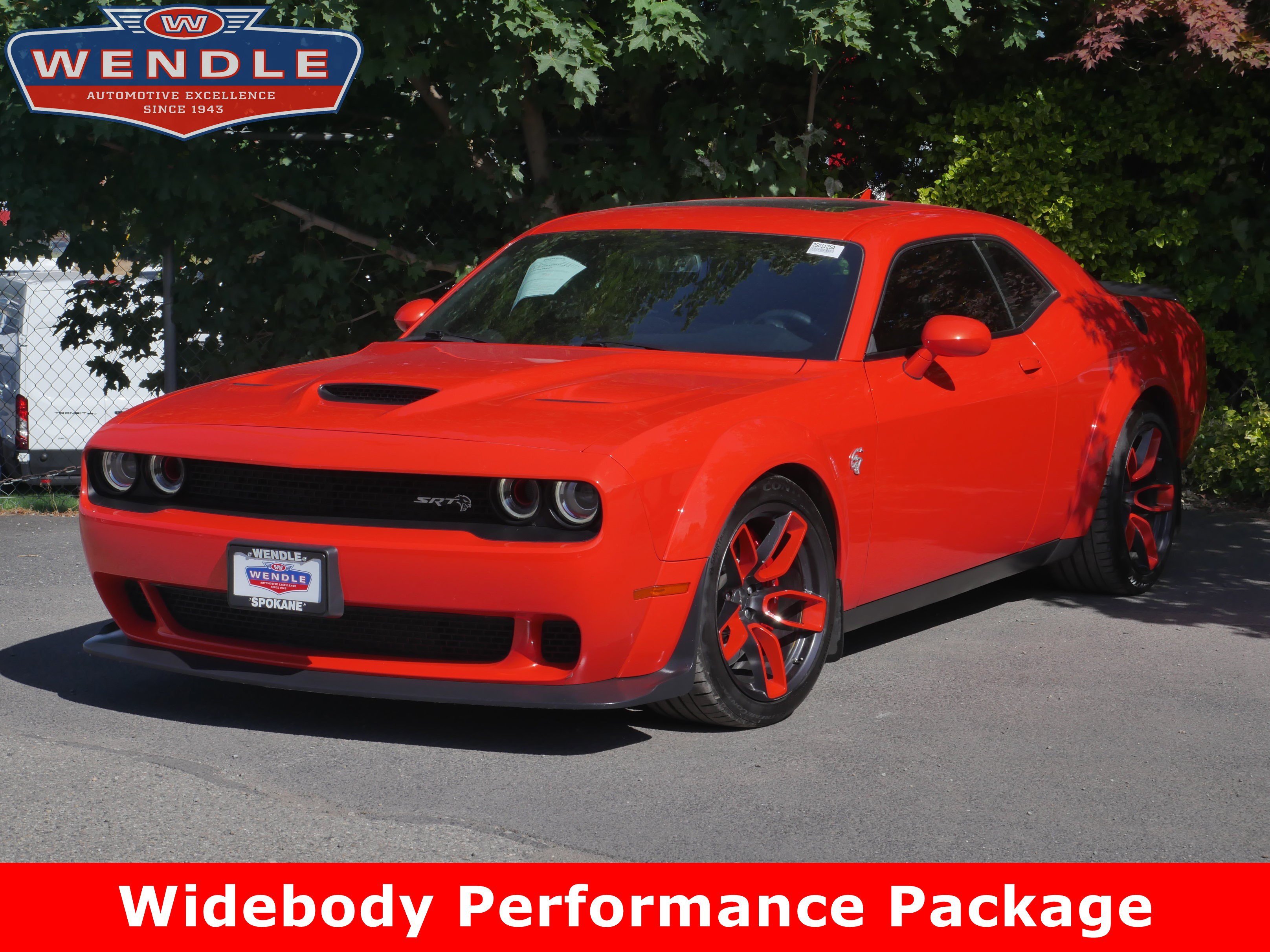 Used 2018 Go Mango Dodge SRT Hellcat Widebody image 1