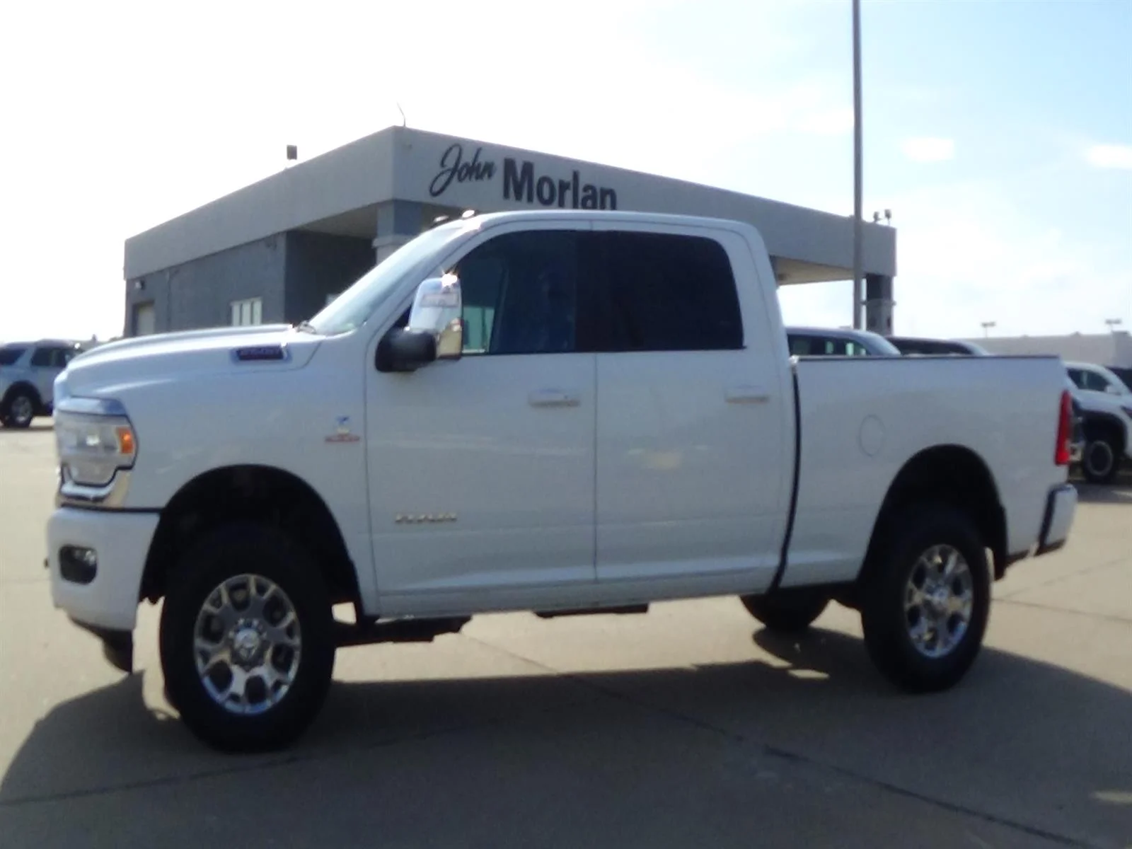 Certified Used 2024 Bright White Clear Coat (pw7) RAM Laramie image 1