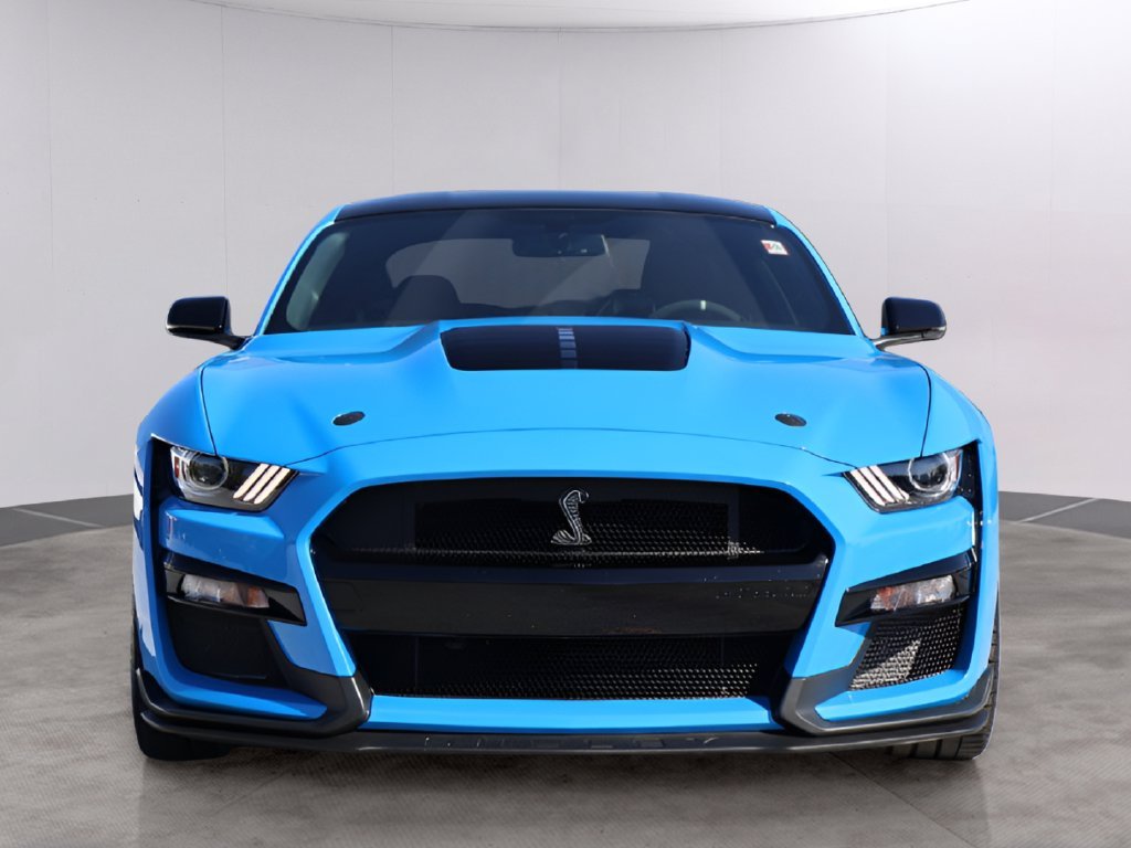Used 2022 Grabber Blue Metallic Ford Shelby GT500 image 2