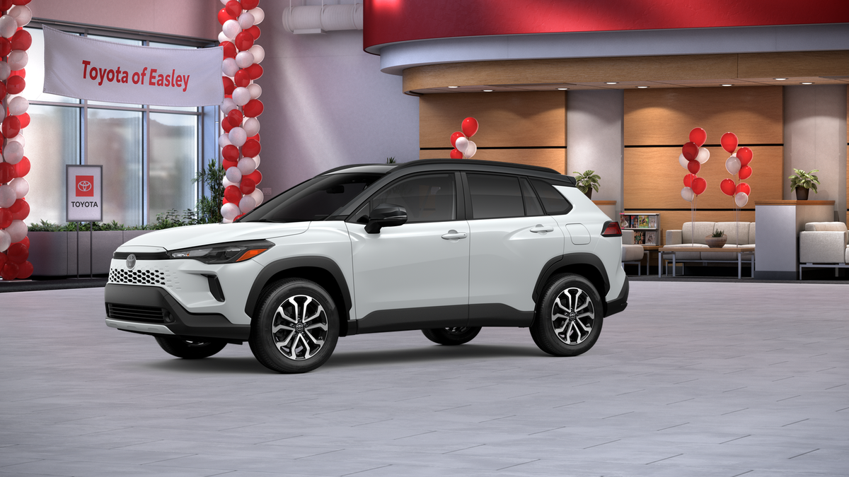 New 2026 Wind Chill Pearl with Jet Black roof Toyota Hybrid SE image 2