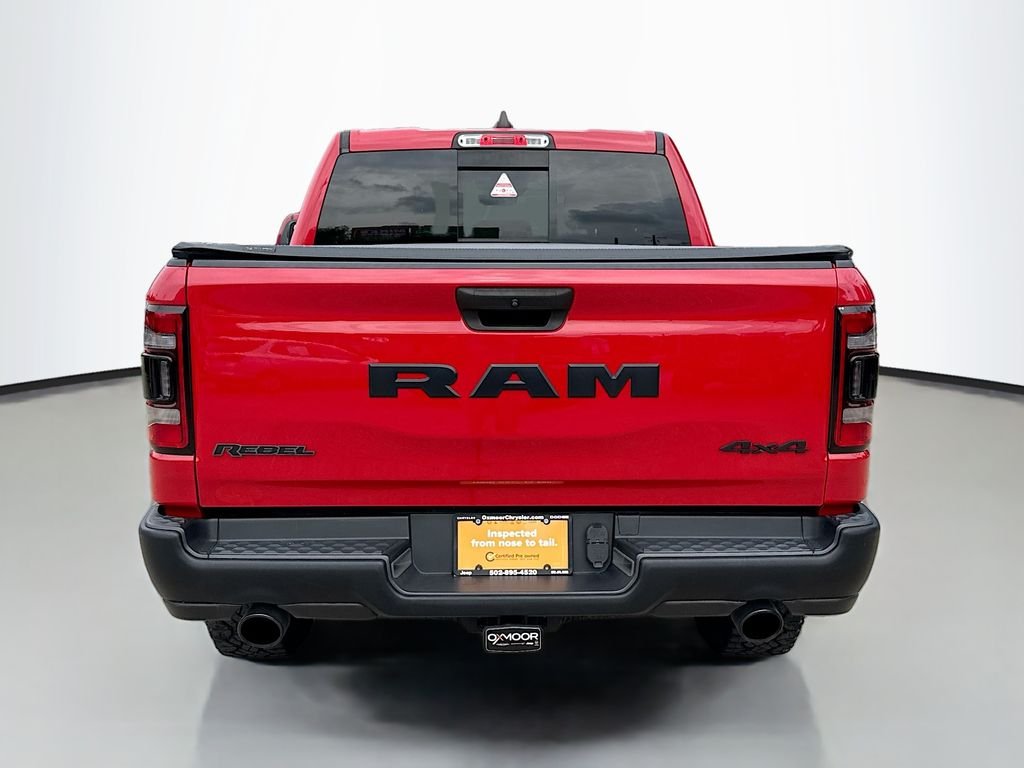 Used 2024 Flame Red Clearcoat Ram Rebel image 7