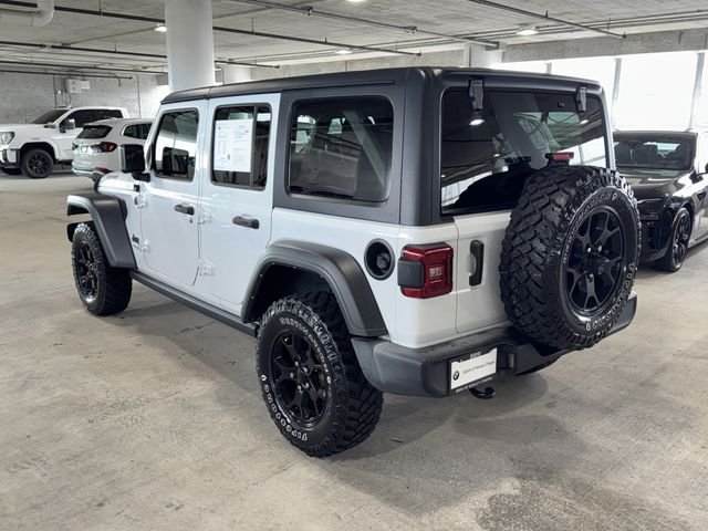 Used 2022 Bright White Clearcoat Jeep Unlimited Willys image 6