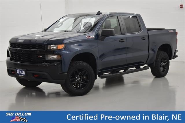 Used 2020 Northsky Blue Metallic Chevrolet Custom Trail Boss image 1
