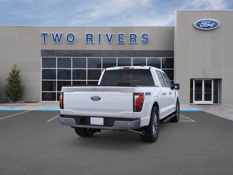 New 2026 Star White Metallic Tri-Coat Ford Lariat® image 8