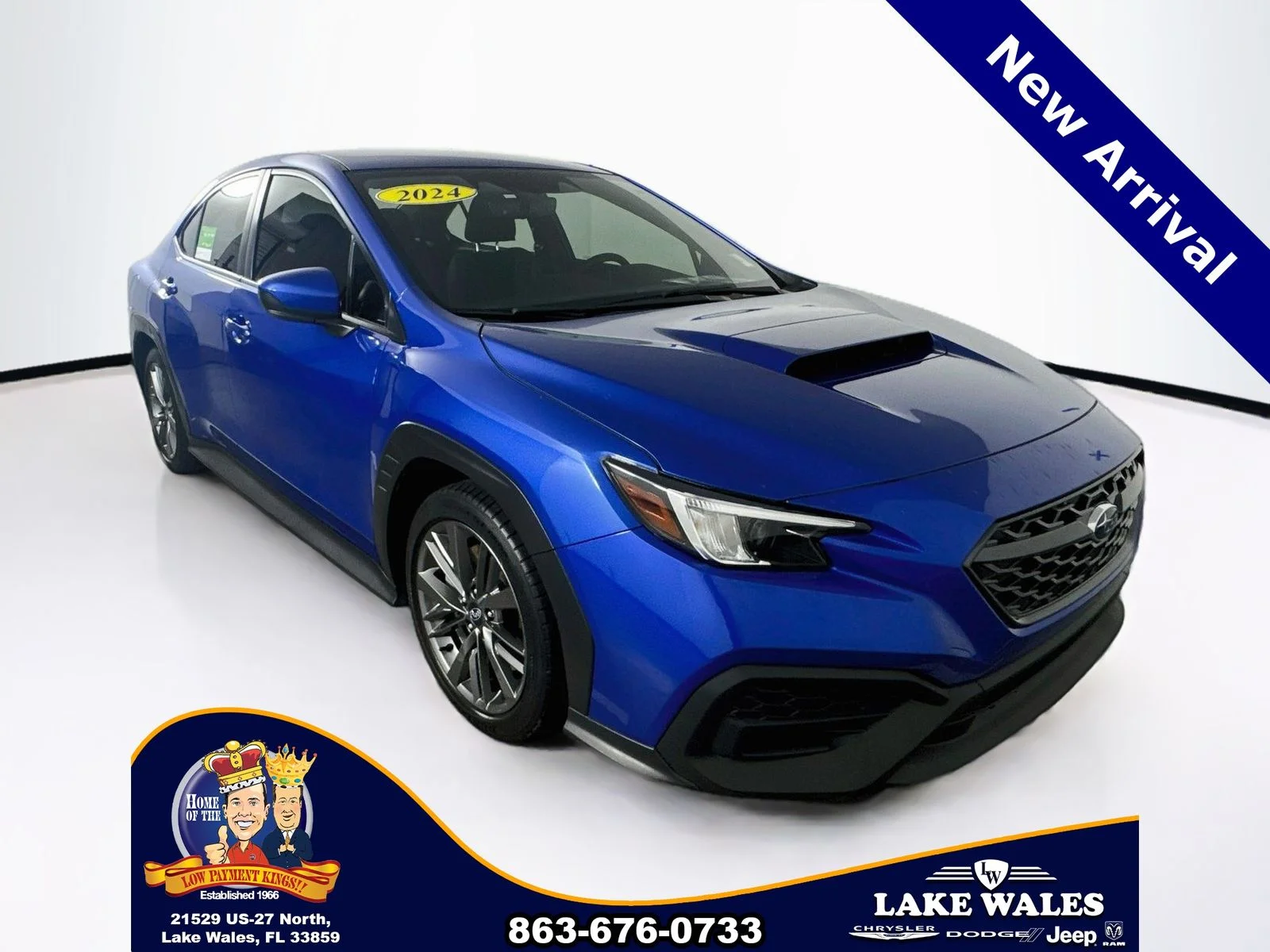 Certified Used 2024 Blue Subaru Base image 1