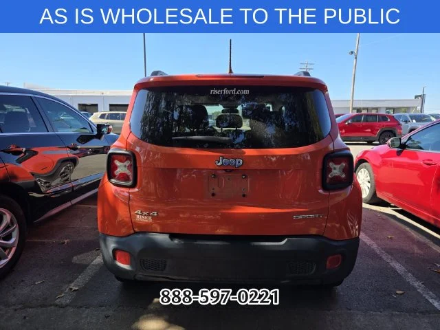 Used 2017 Orange Jeep Sport image 4