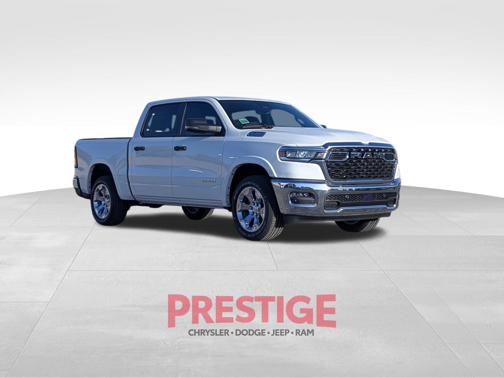 New 2026 Bright White Clear-Coat Exterior Paint RAM Big Horn/Lone Star image 3