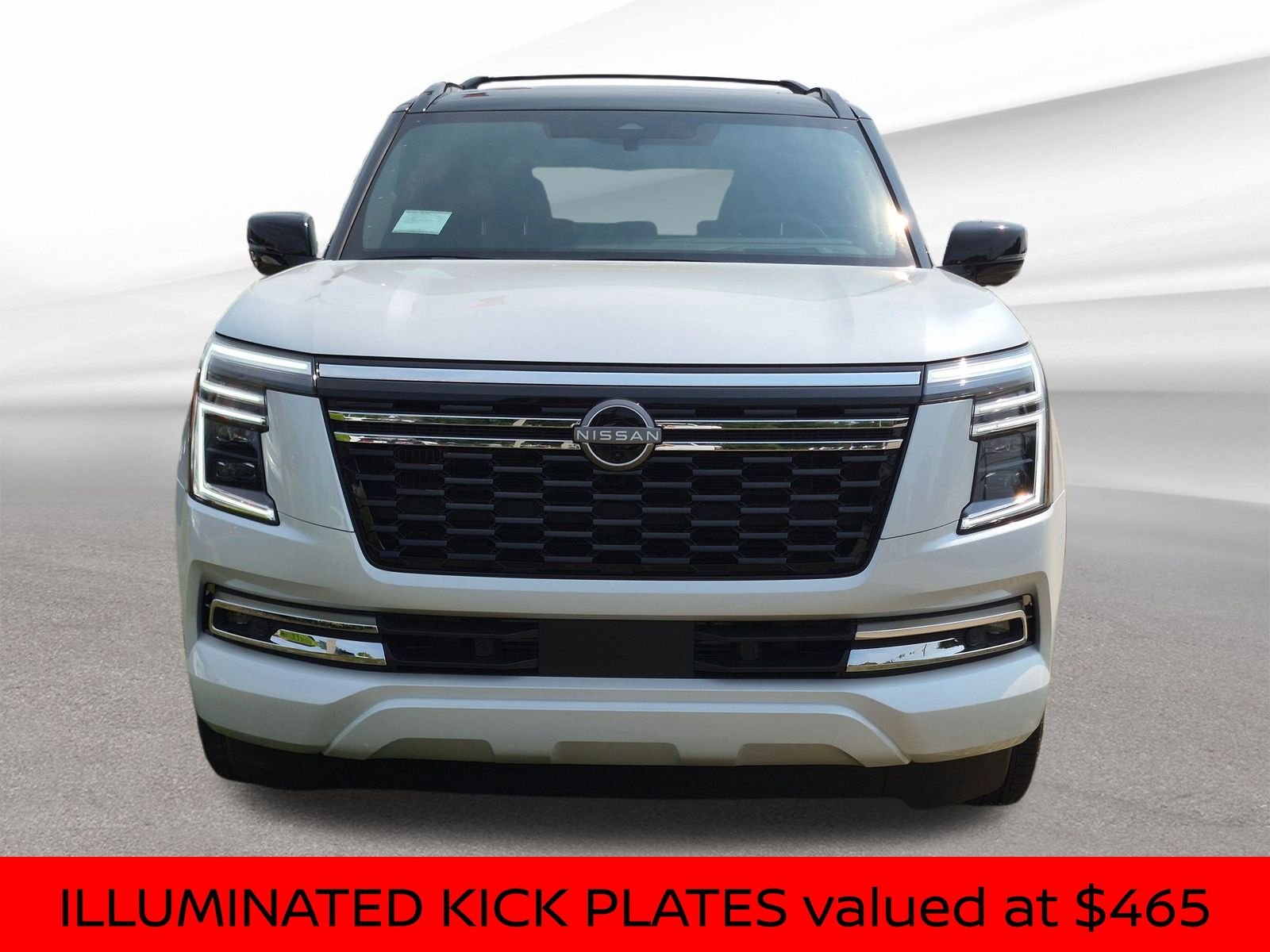 New 2026 Everest White TriCoat / Super Black Two-tone Nissan Platinum Reserve image 6