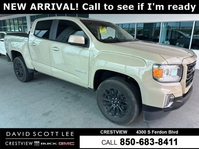 Used 2022 Desert Sand Metallic GMC Elevation image 1