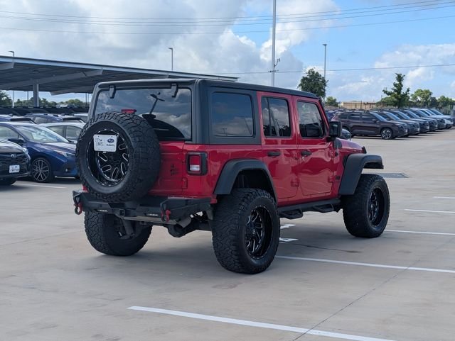 Used 2022 Red Jeep Unlimited Willys image 5
