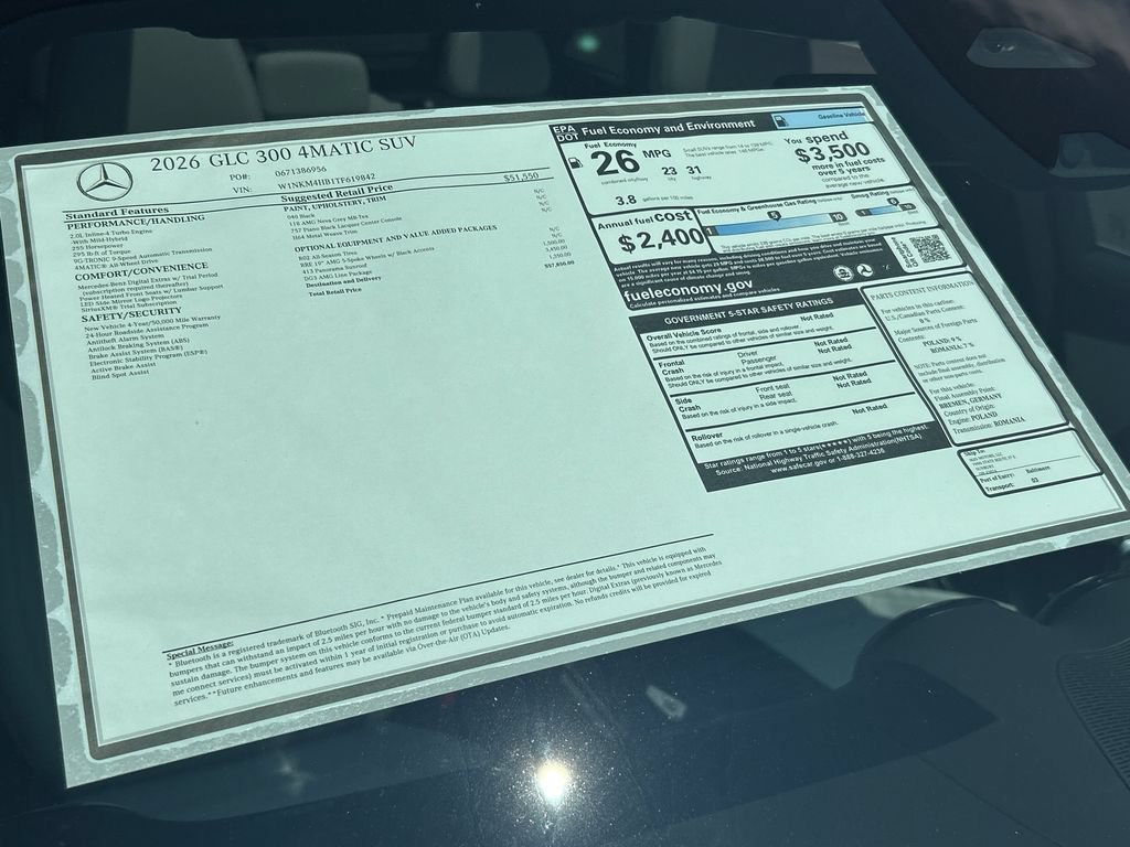 New 2026 Black Mercedes-Benz GLC 300 image 72
