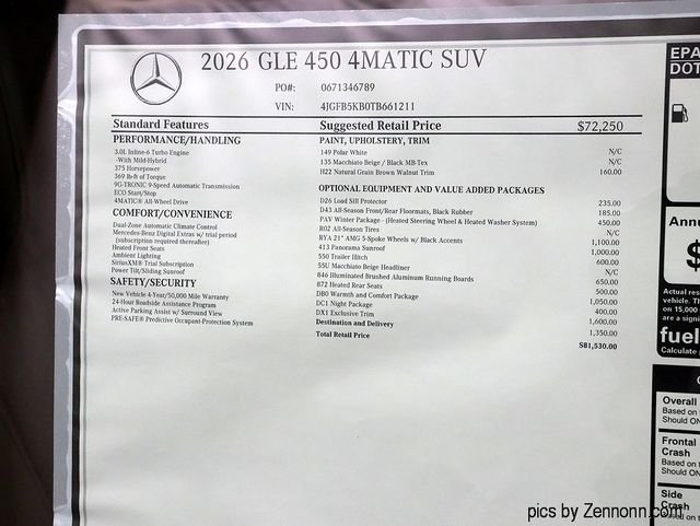 New 2026 Polar White Mercedes-Benz GLE 450 image 29