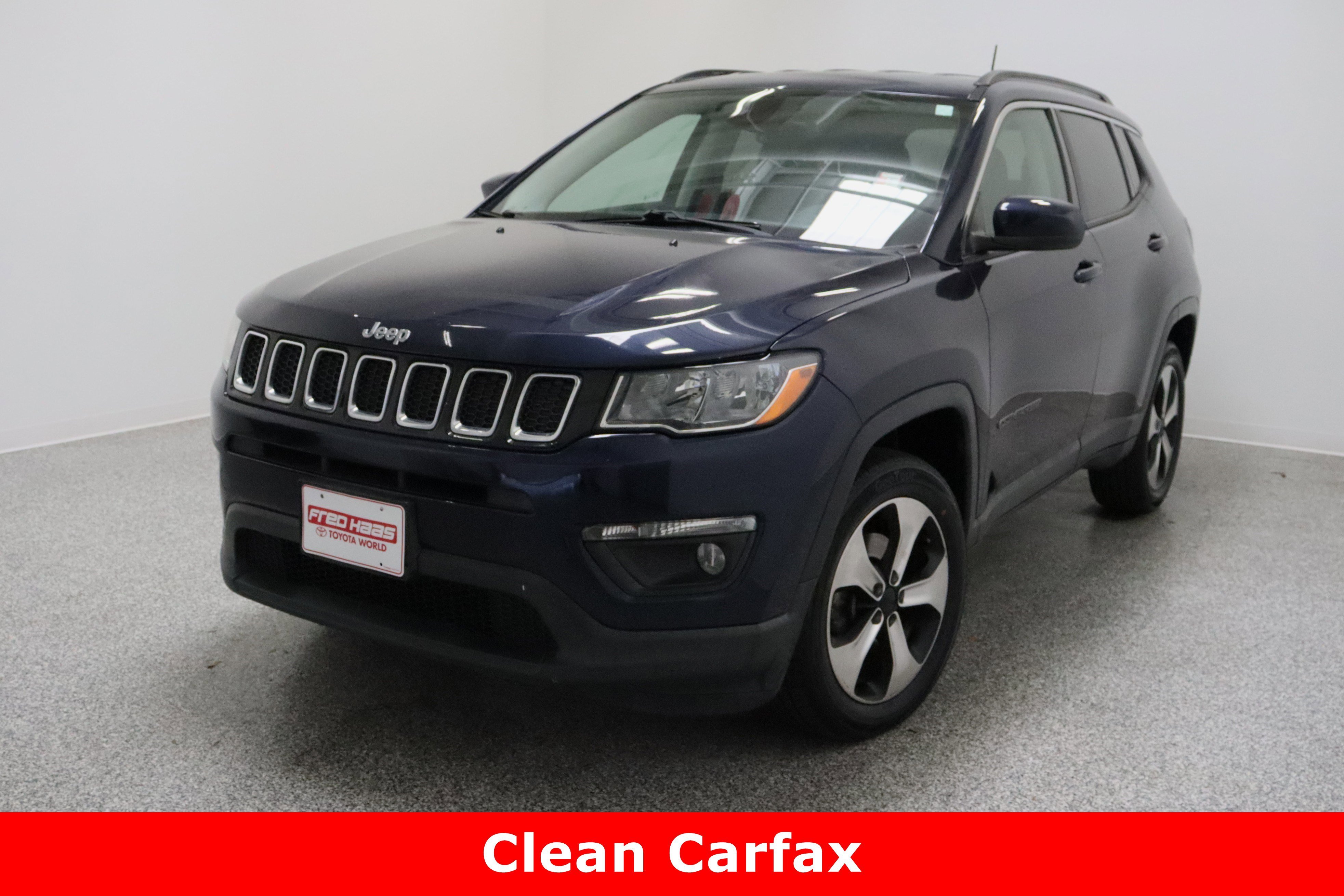 Used 2018 Jeep Compass Latitude with VIN 3C4NJDBB9JT179328 for sale in Spring, TX