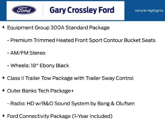 New 2026 Oxford White Ford Outer Banks® image 6