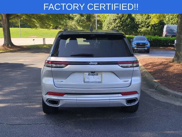 Used 2024 Silver Jeep Summit Reserve 4xe image 4