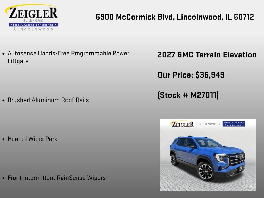 New 2027 Rapids Metallic GMC Elevation image 30