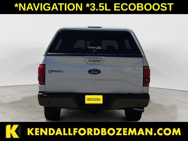 Used 2017 White Platinum Metallic Tri-Coat Ford Lariat image 6