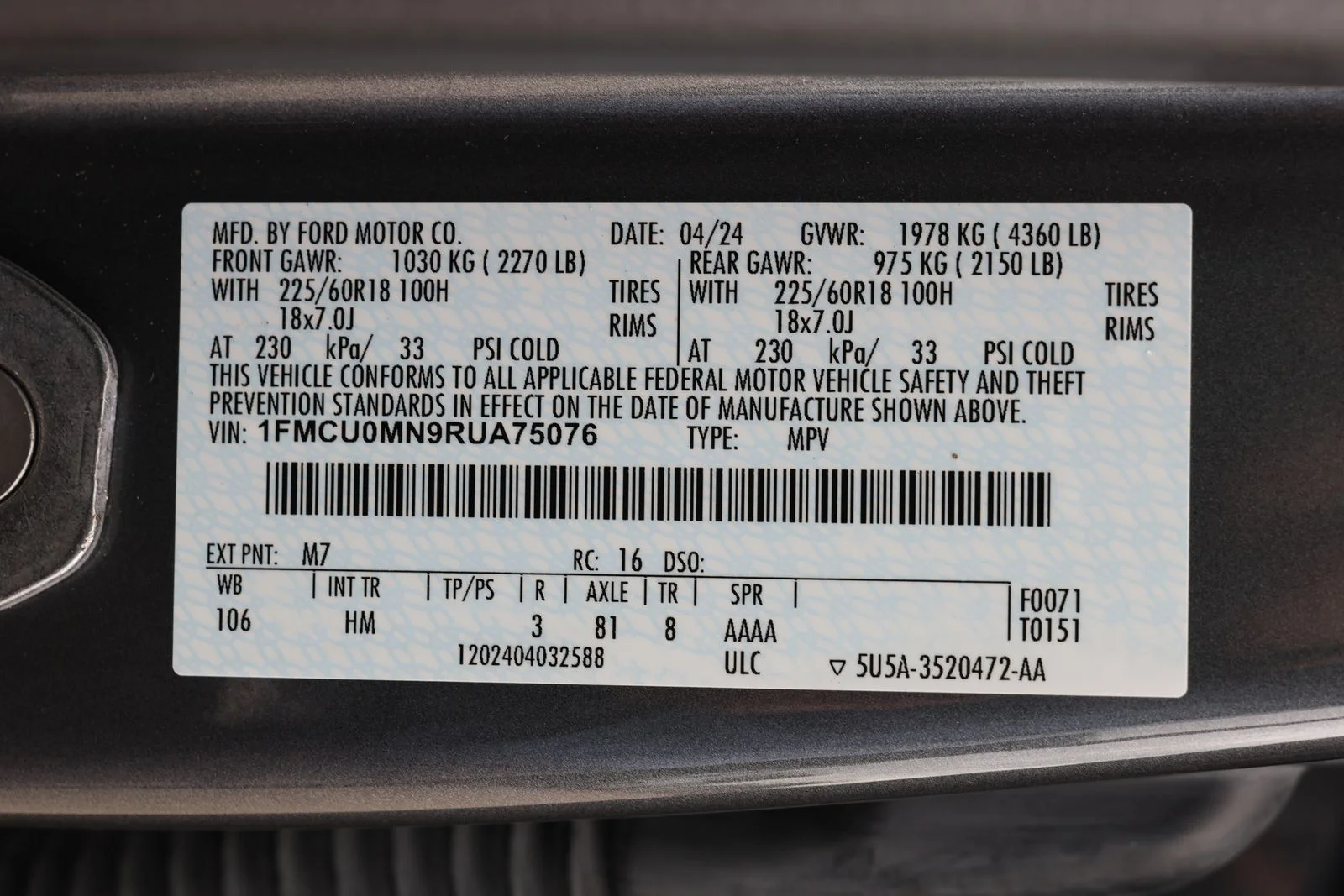 Used 2024 Gray Ford ST-Line image 34