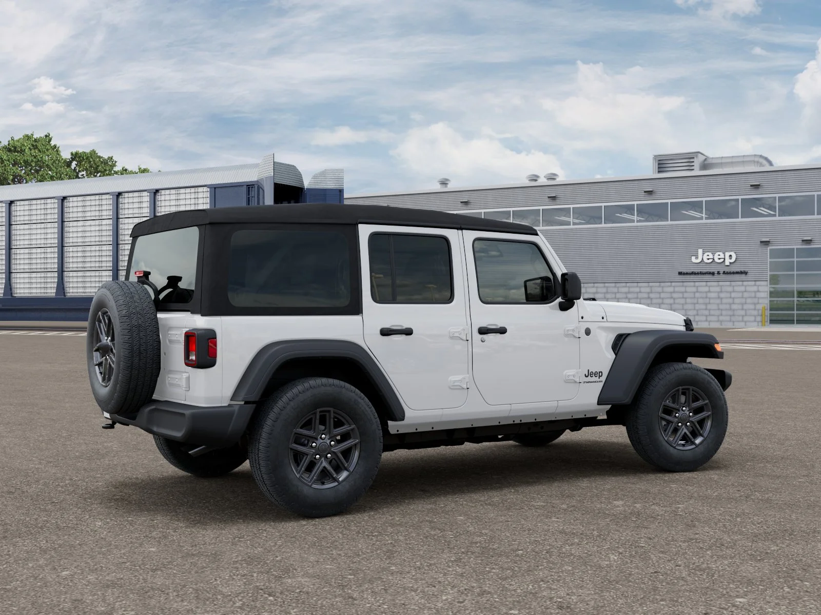 New 2027 Bright White Clearcoat Jeep Sport S image 2