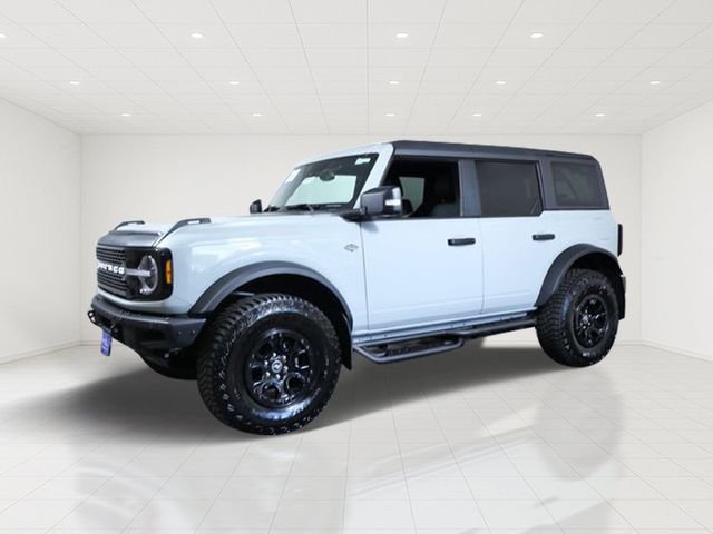 Certified 2023 Ford Bronco 4-Door Wildtrak with VIN 1FMEE5DP6PLC13941 for sale in Apple Valley, Minnesota