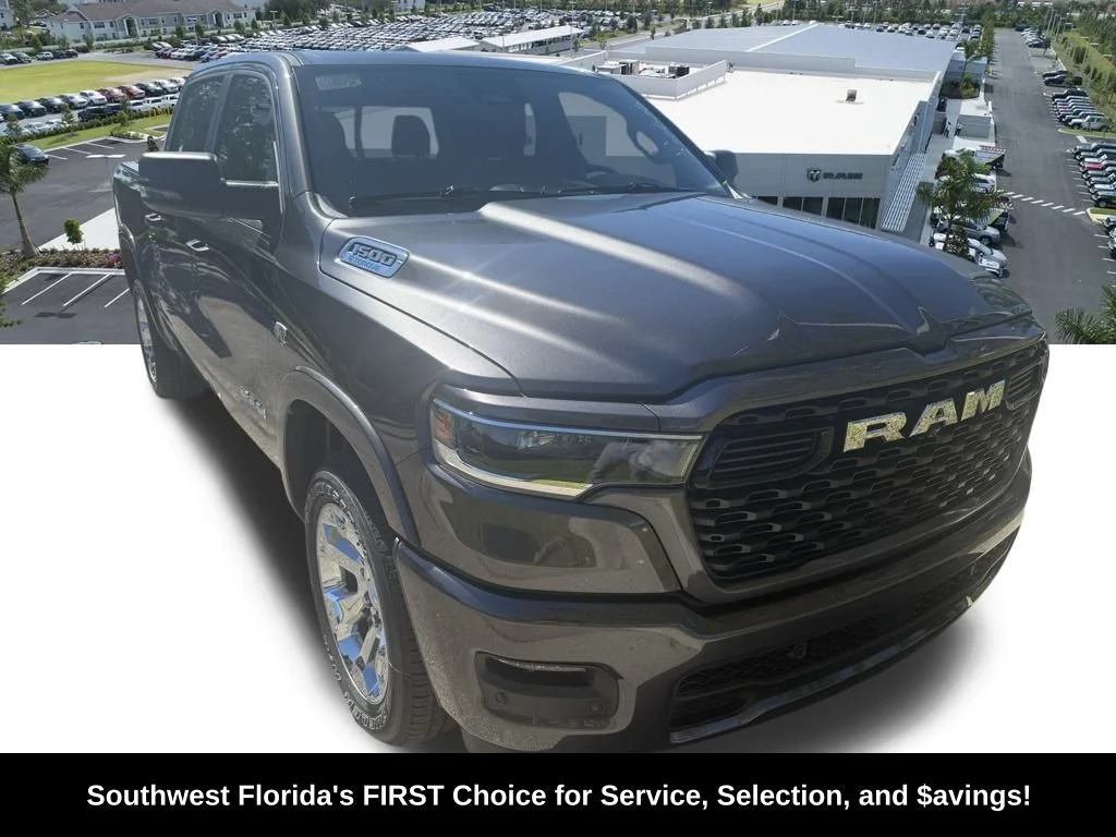 New 2026 Granite Crystal Metallic Clearcoat RAM Big Horn/Lone Star image 2