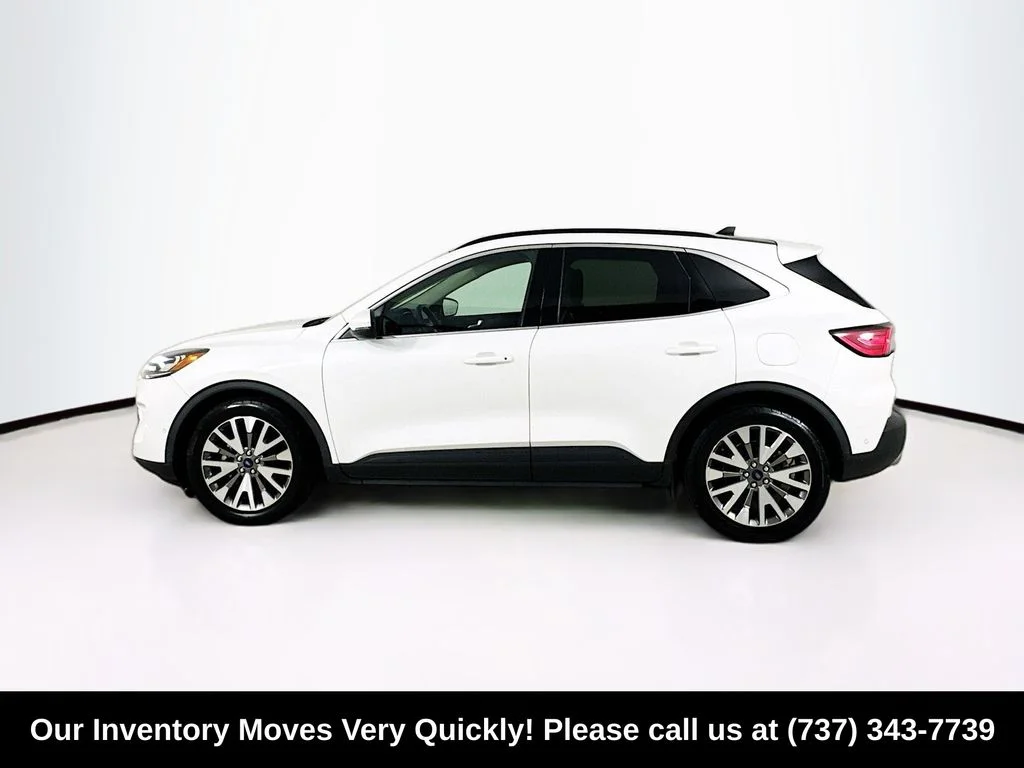Used 2020 White Metallic Ford Titanium image 4