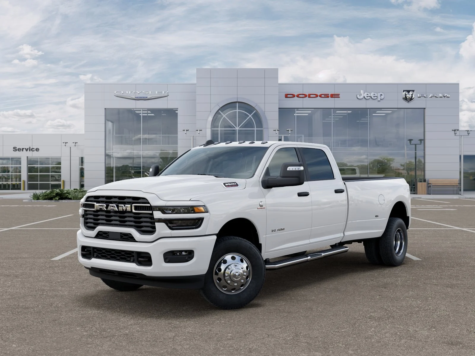New 2026 Bright White Clear-Coat Exterior Paint RAM Big Horn image 27