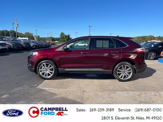 Certified Used 2023 Burgundy Ford Titanium image 6