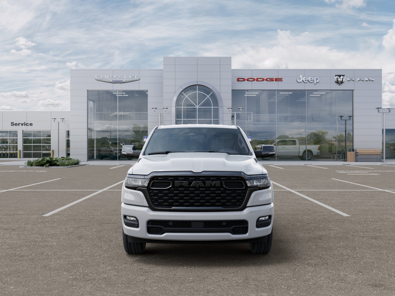 New 2026 Bright White Clear-Coat Exterior Paint RAM Big Horn/Lone Star image 36
