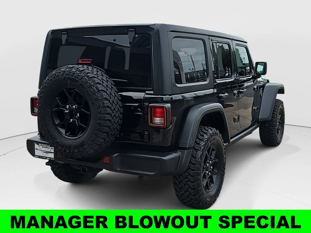 New 2026 Black Clear-Coat Exterior Paint Jeep Willys image 3