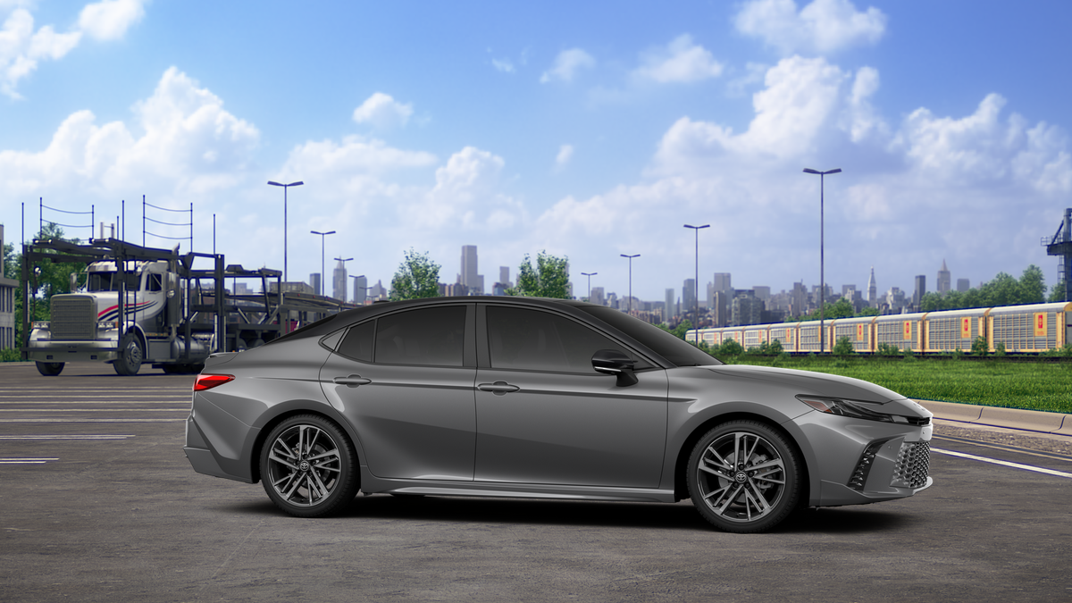 New 2026 Heavy Metal with Midnight Black Metallic roof Toyota XSE image 13