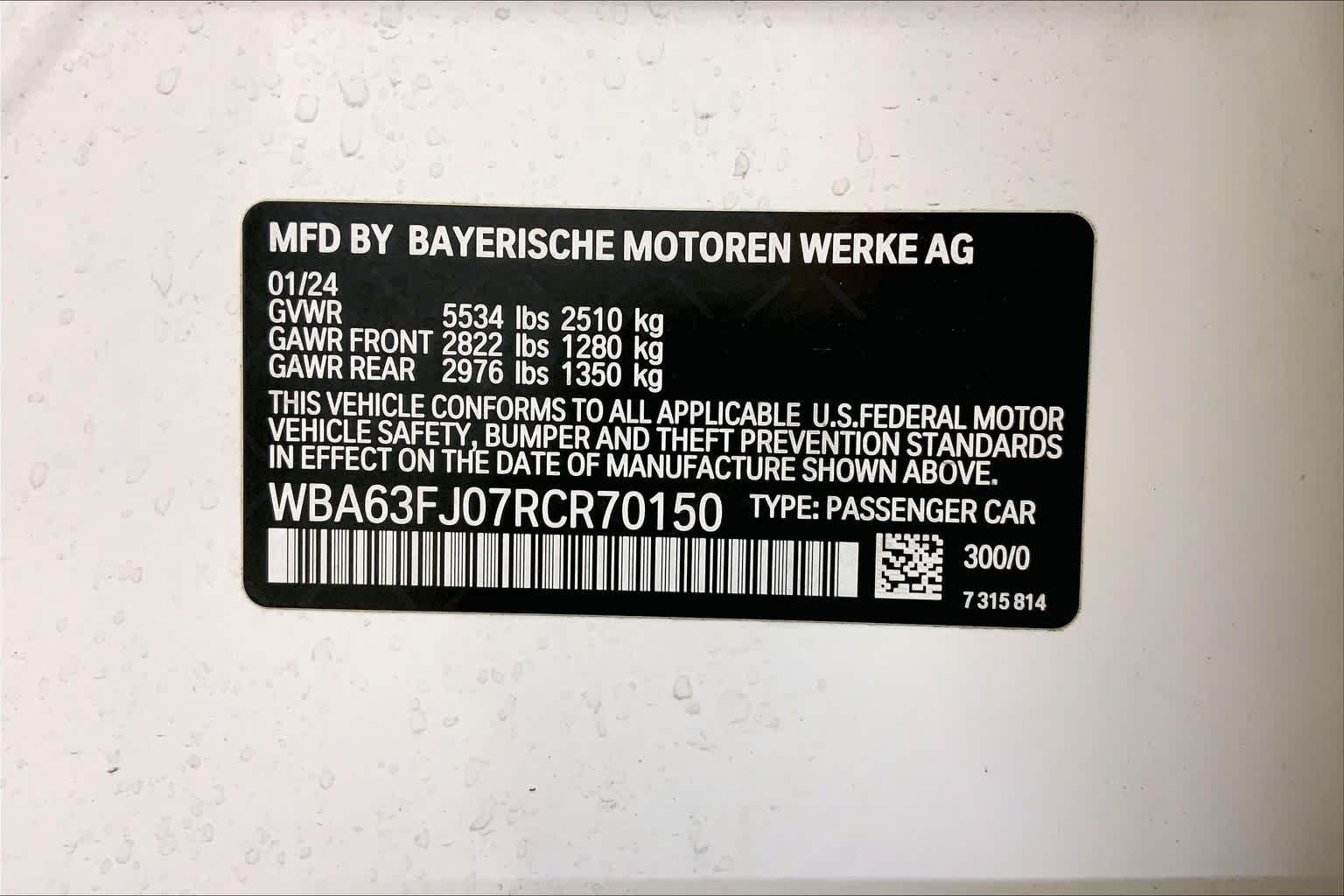 Certified Used 2024 Alpine White BMW 540i xDrive image 36