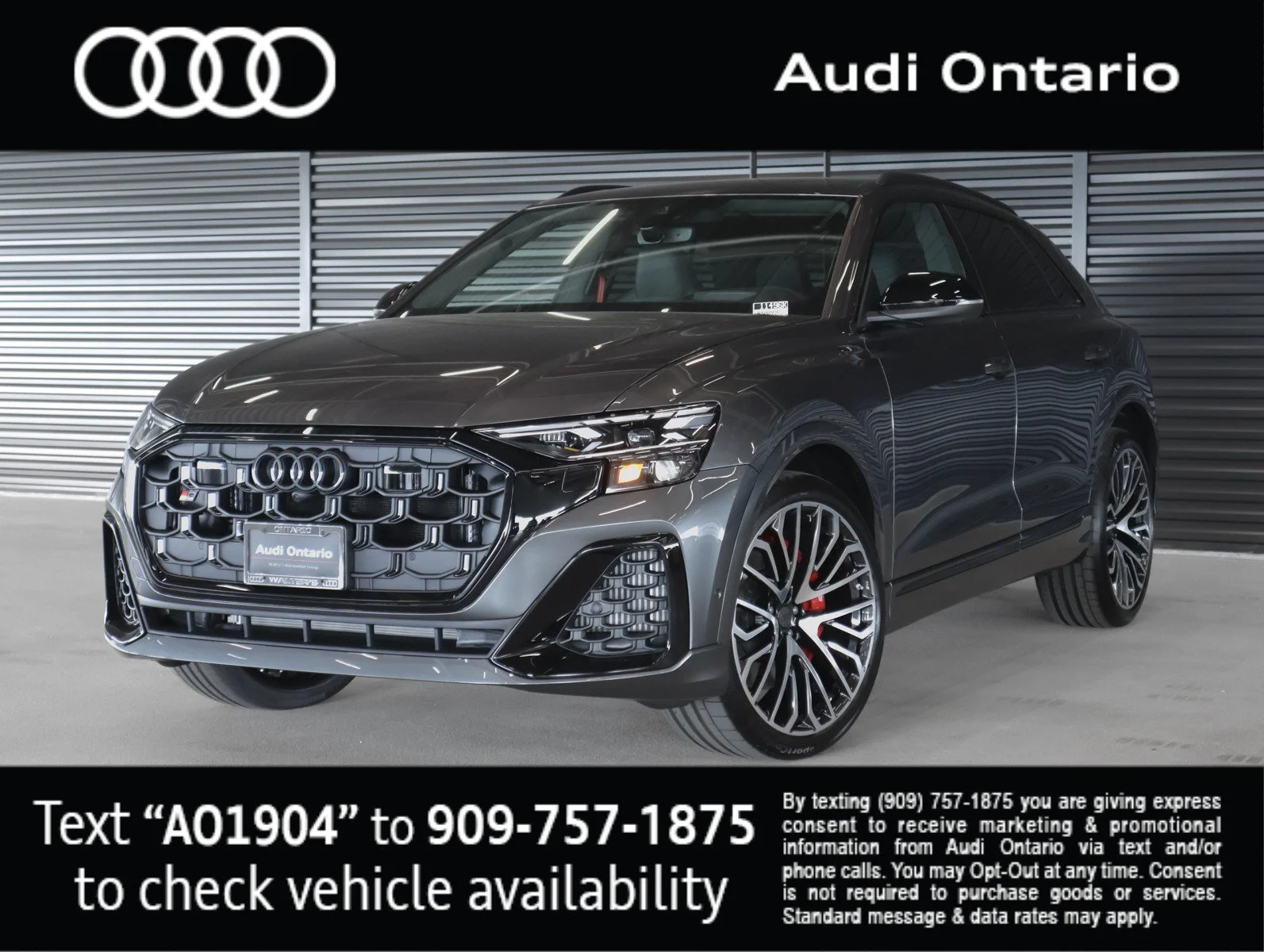 New 2026 Daytona Gray Pearl Effect Audi Prestige image 1