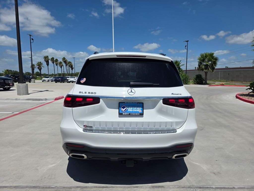 Certified Used 2024 White Mercedes-Benz GLS 580 image 6