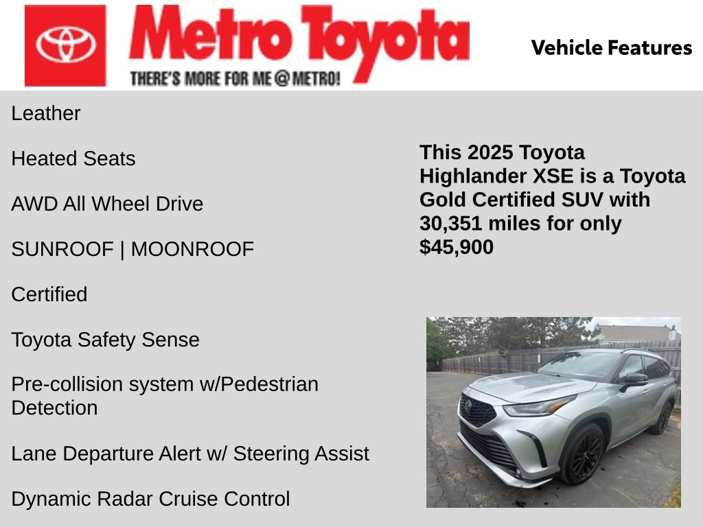 2025 Toyota Highlander XSE - Photo 6