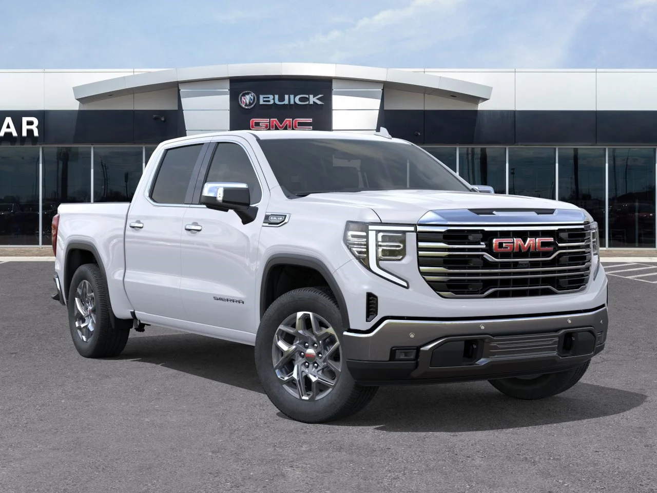 New 2026 Summit White GMC SLT image 7