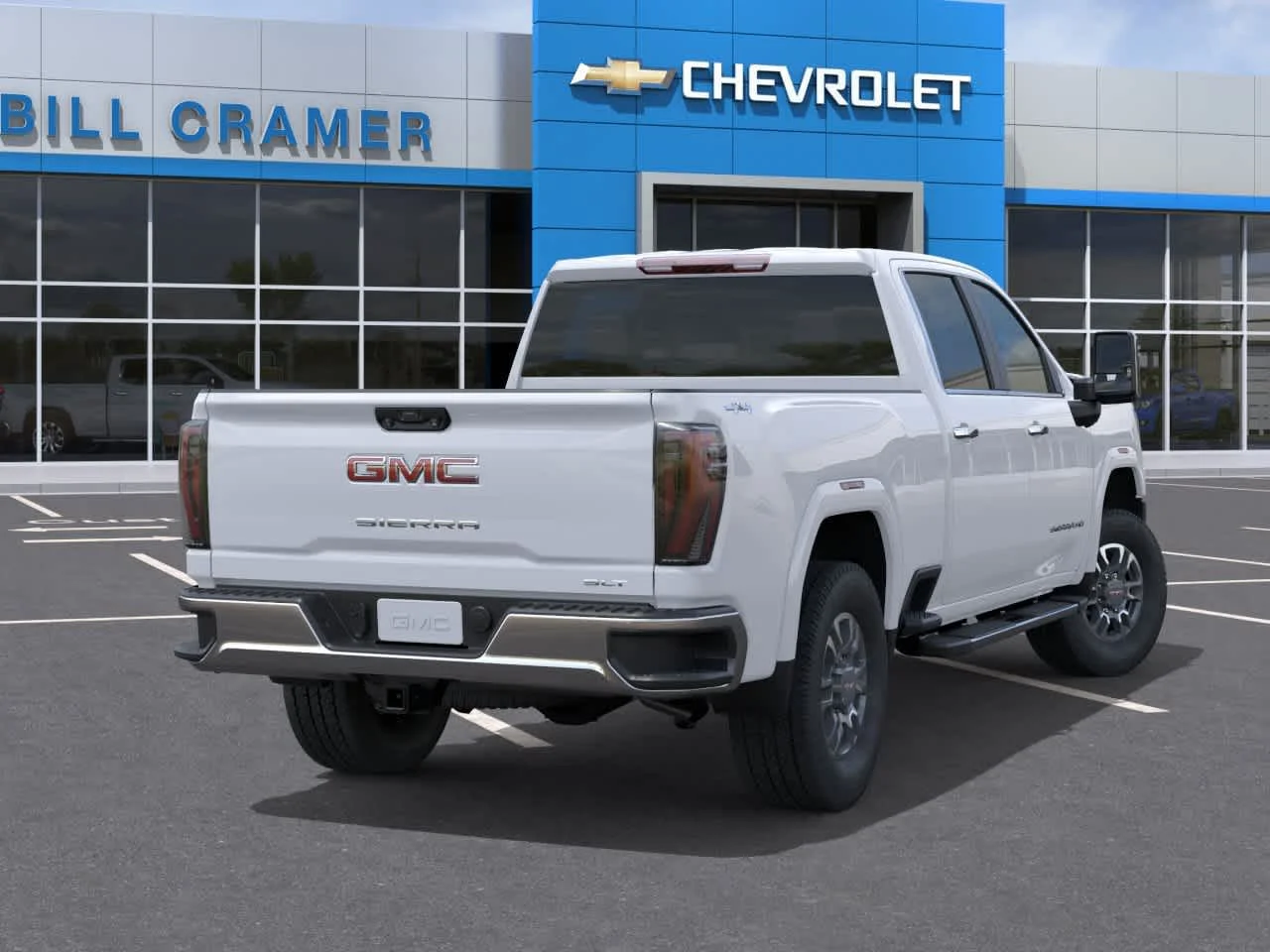 New 2026 Glacier White Tricoat GMC SLT image 4