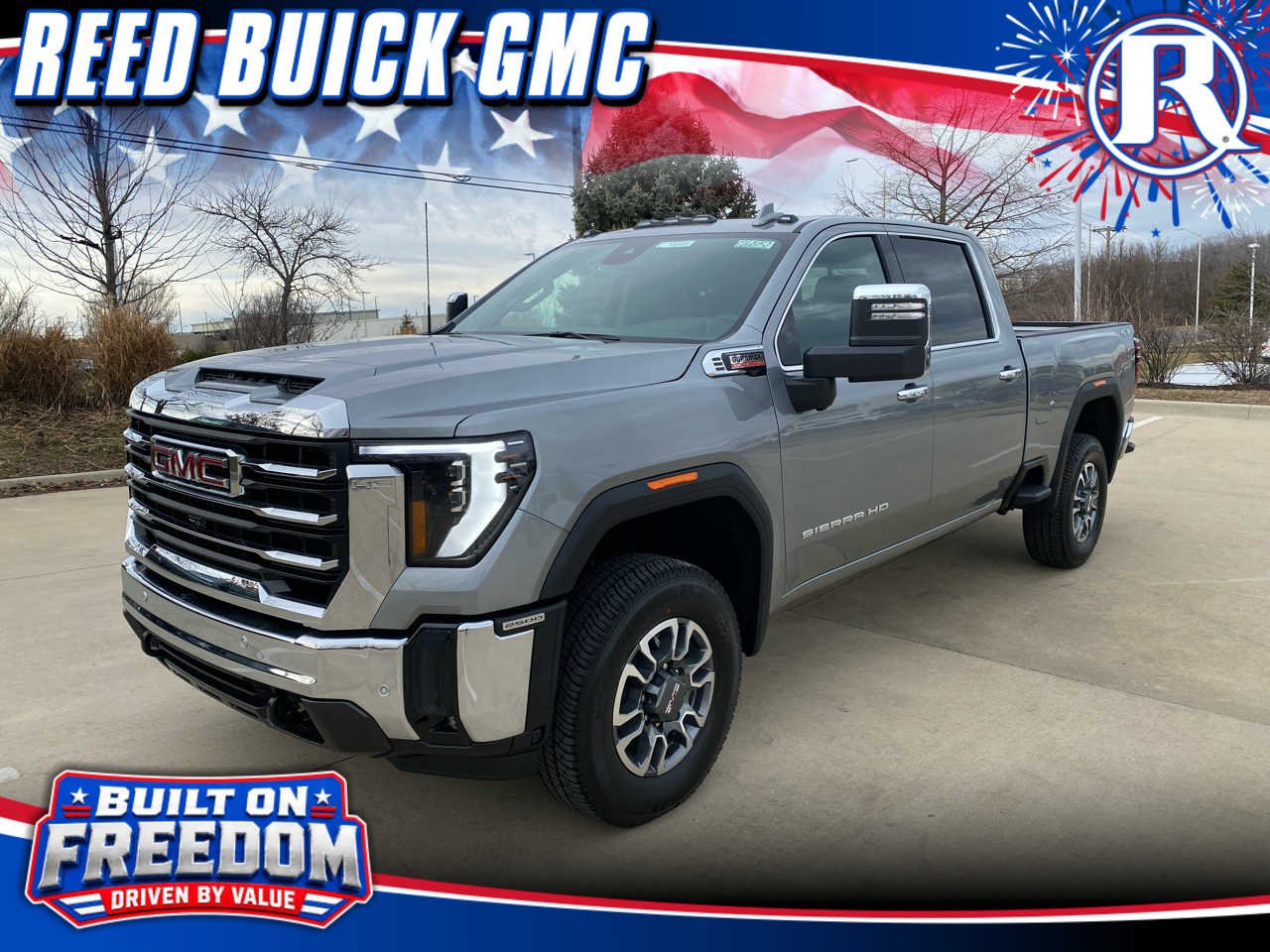 New 2026 Sterling Metallic GMC SLT image 1