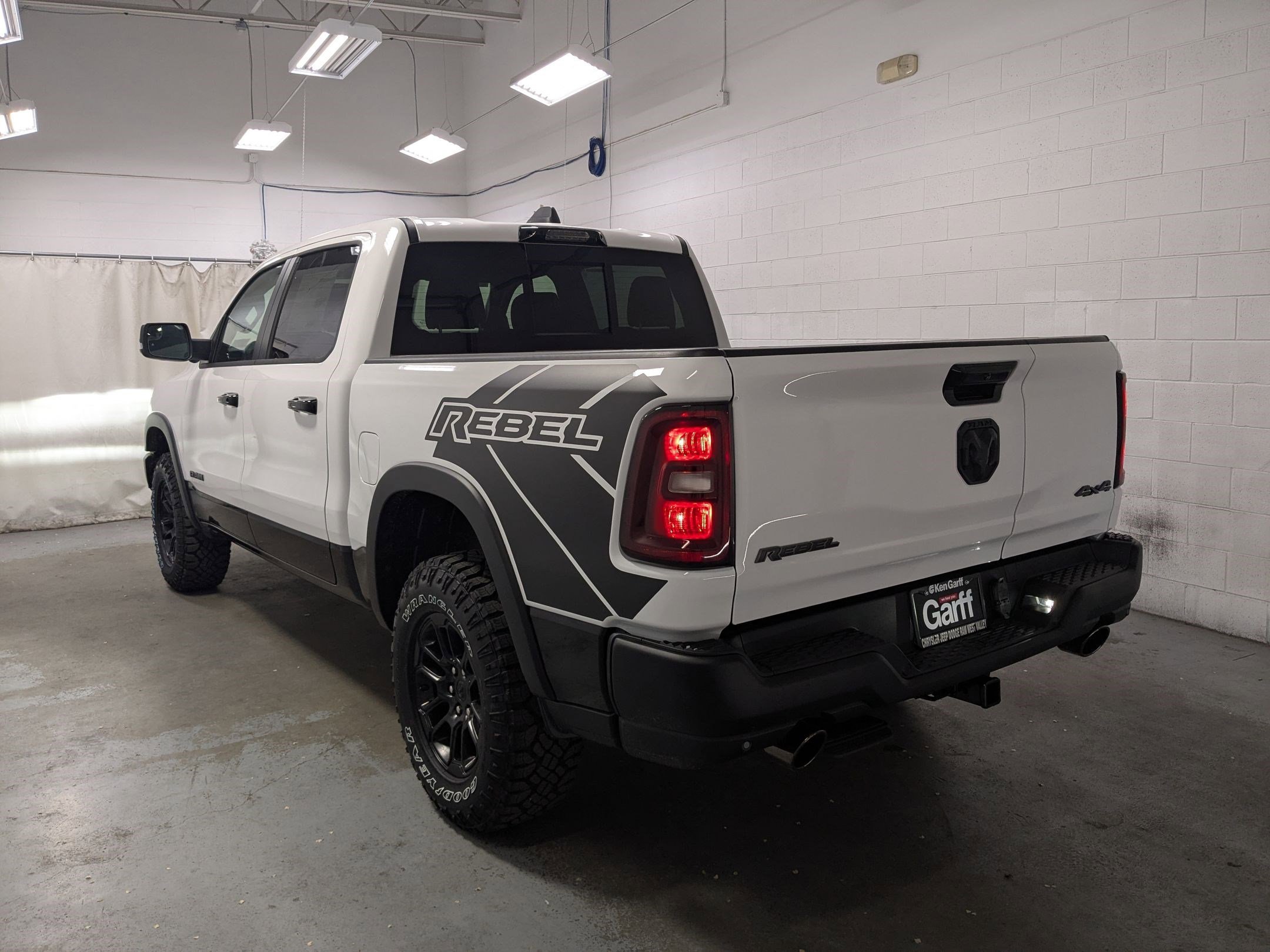 New 2026 Bright White Clear-Coat Exterior Paint RAM Rebel image 5
