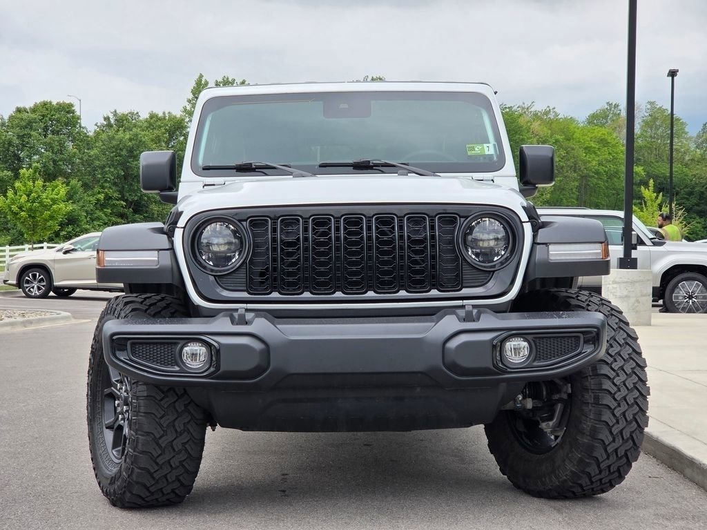 Used 2024 Bright White Clearcoat Jeep Willys image 3
