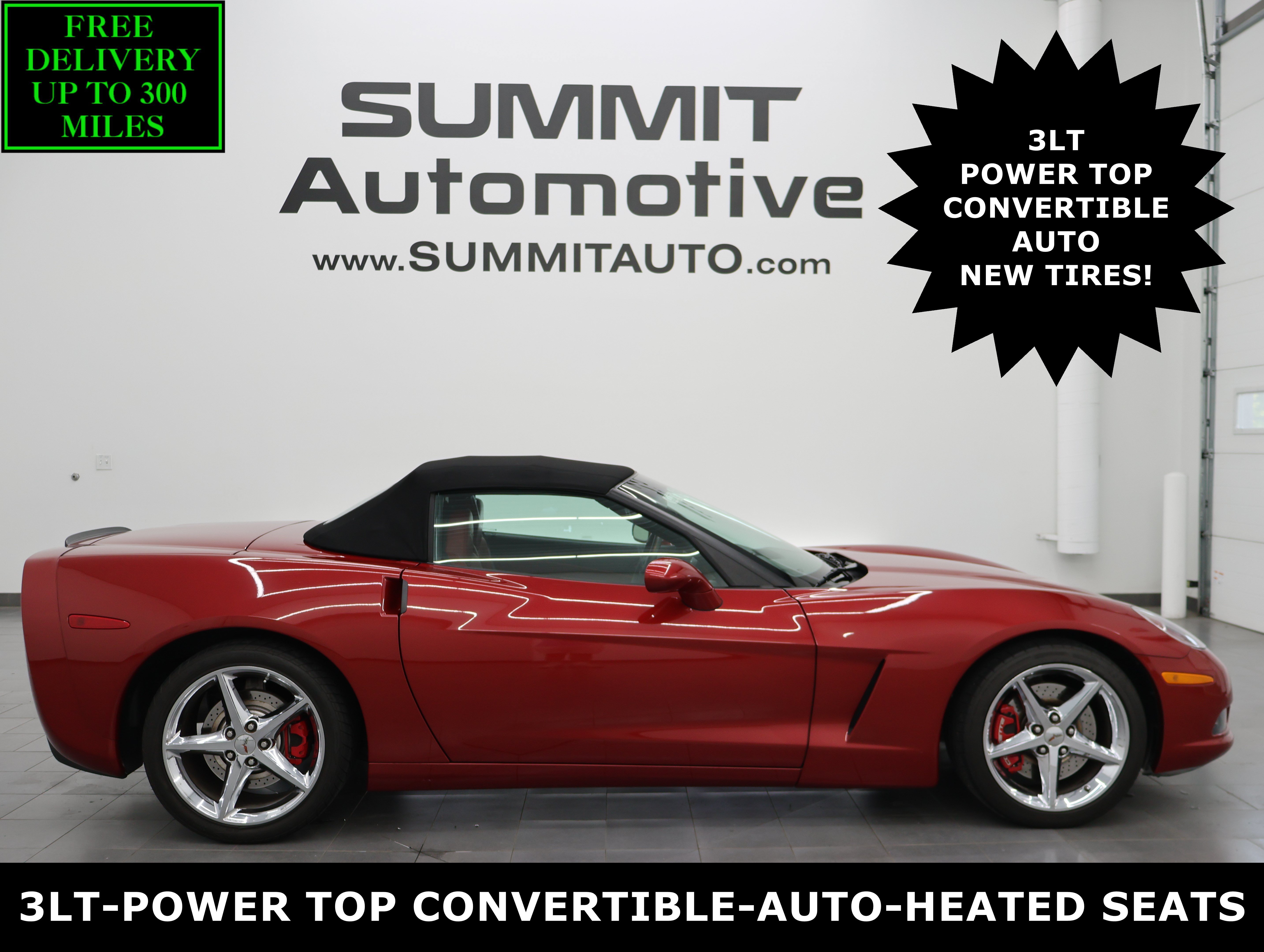 Used 2012 Crystal Red Tintcoat Chevrolet LT Convertible: 3LT-AUTO-POWER CONVERTIBLE TOP-HEATED BLACK/RED LEATHER-NEW TIRES image 1