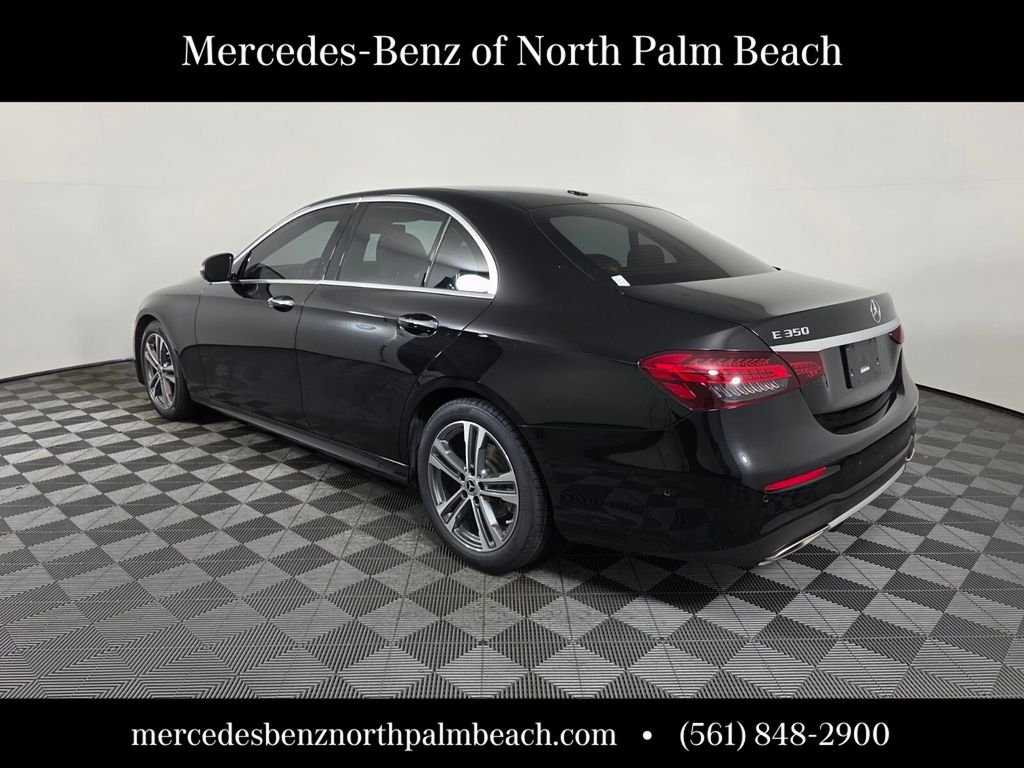 Certified Used 2021 Black Mercedes-Benz E 350 image 4