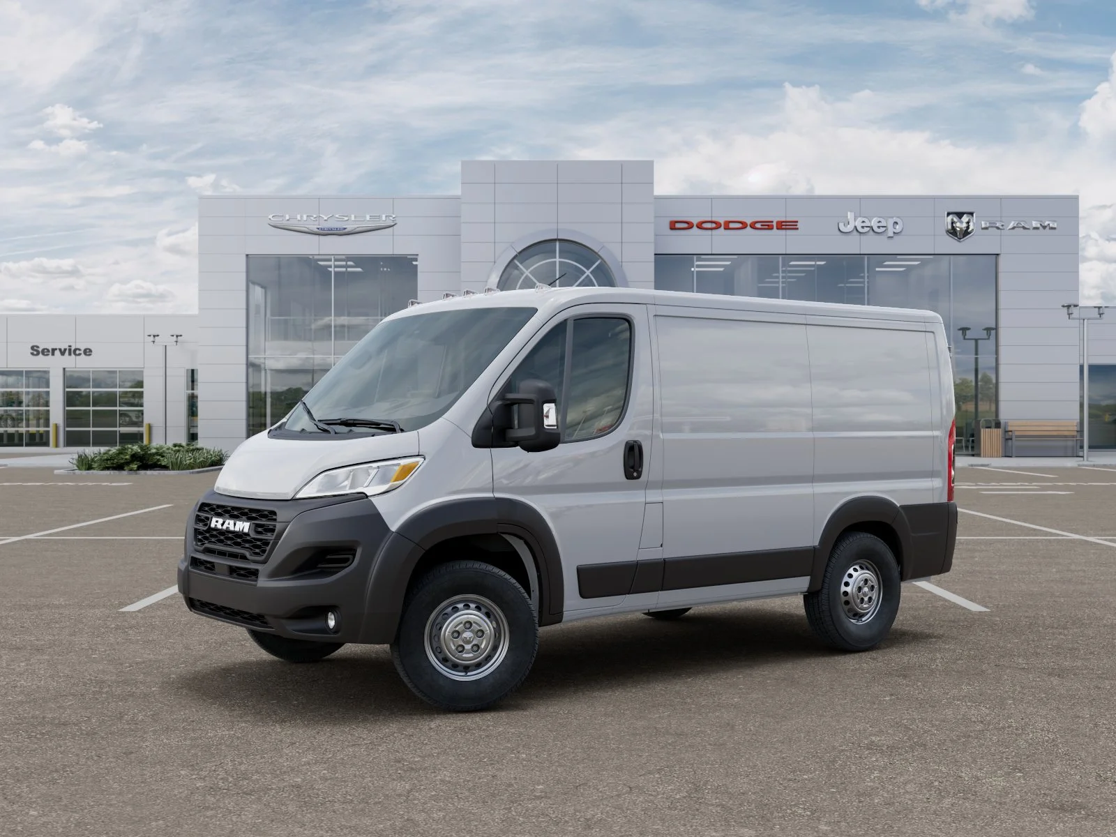 New 2026 Bright White Clear-Coat Exterior Paint RAM Low Roof image 8