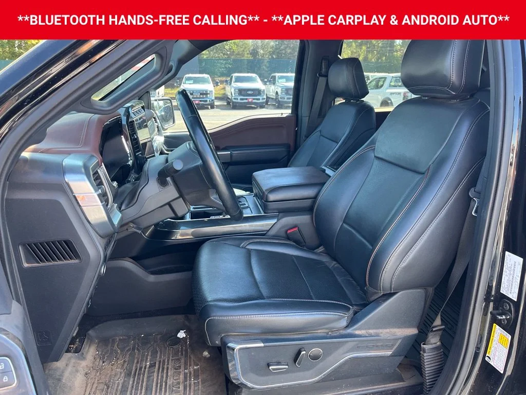 Used 2021 Agate Black Metallic Ford Lariat image 6