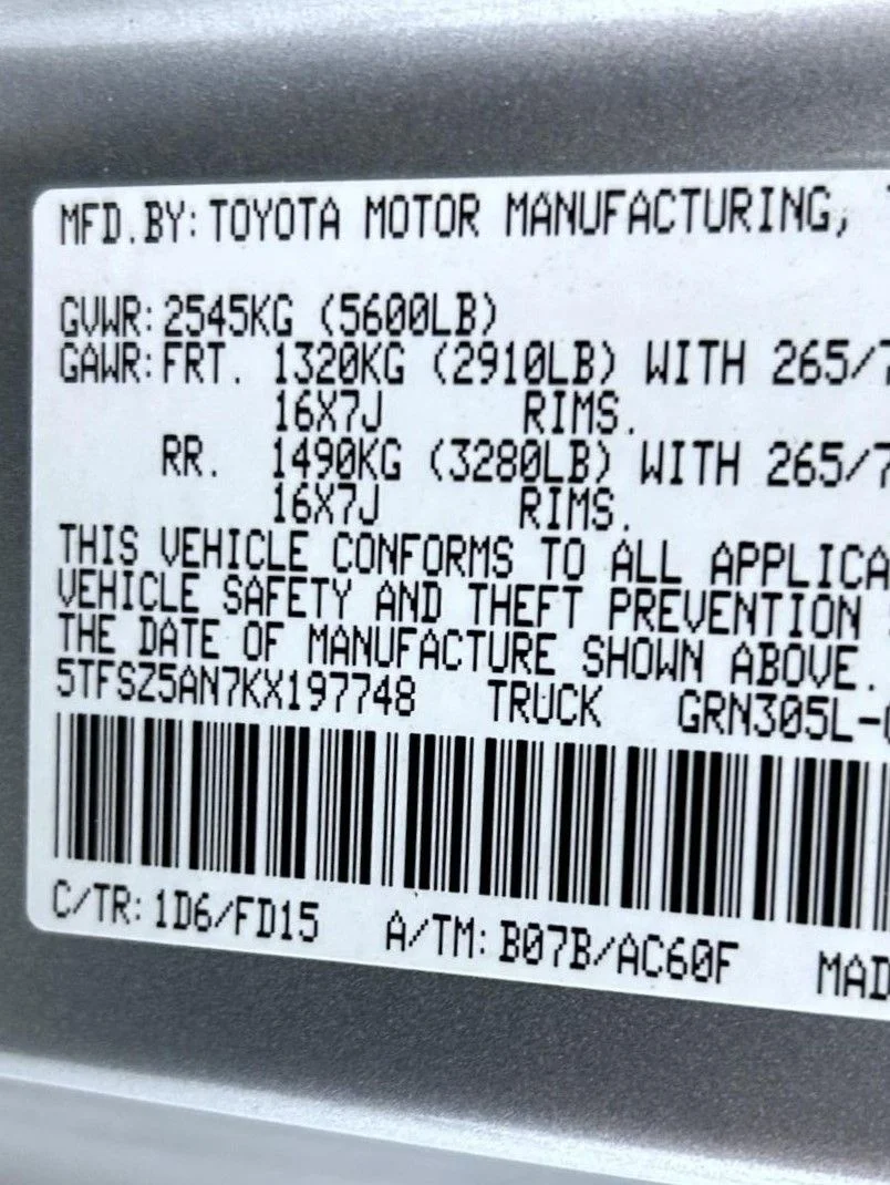 Used 2019 Silver Toyota TRD Off-Road image 25