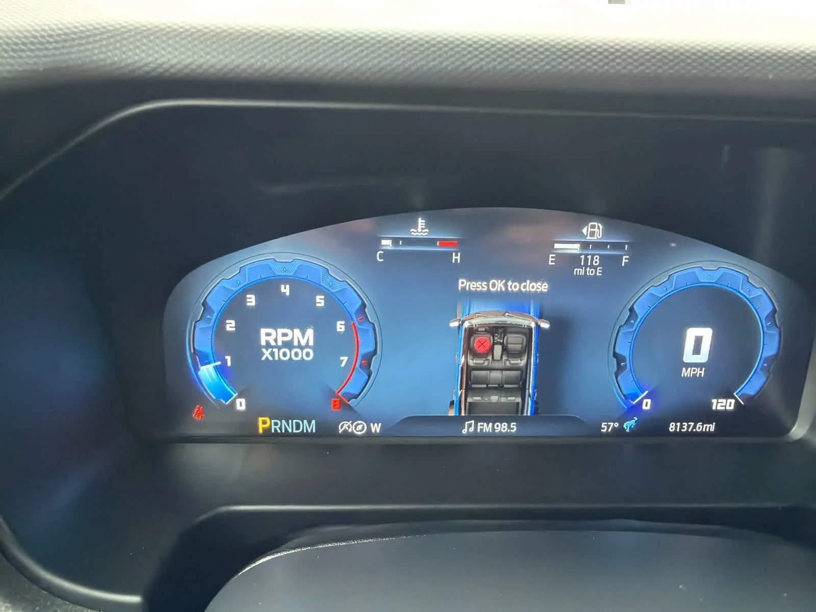 Used 2025 Azure Gray Metallic Tri-Coat Ford Badlands image 2