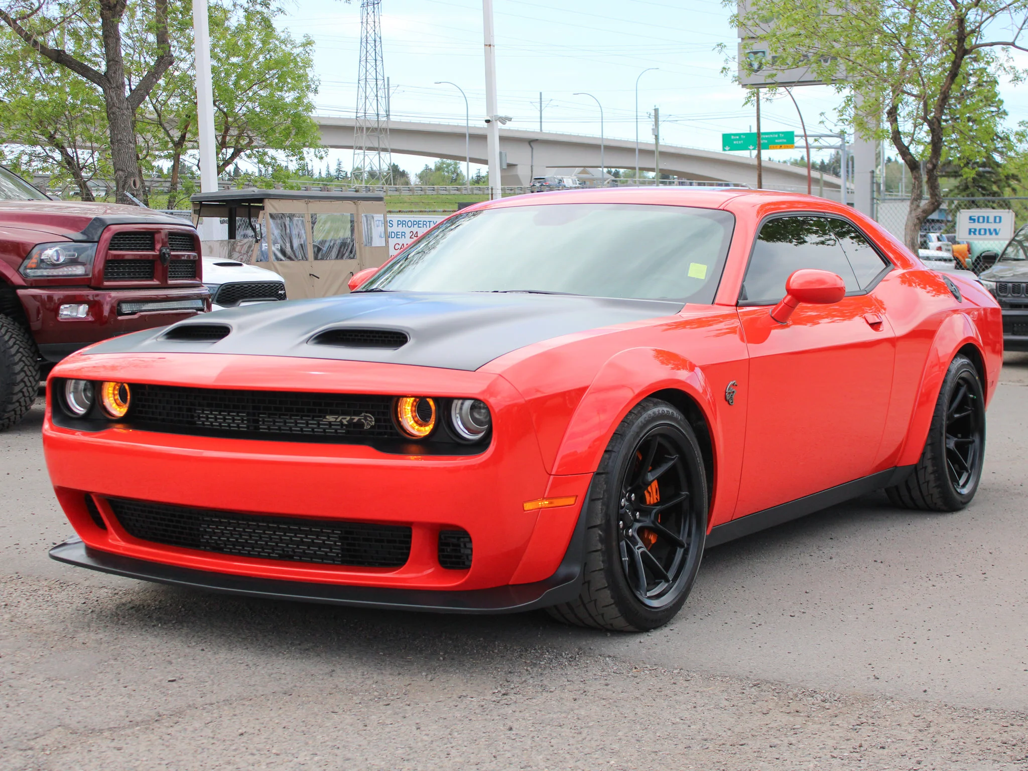 Certified Used 2021 go mango Dodge SRT Hellcat Redeye Widebody * No Accidents | 797 HP | Supercharged V8 | Laguna Leather image 14