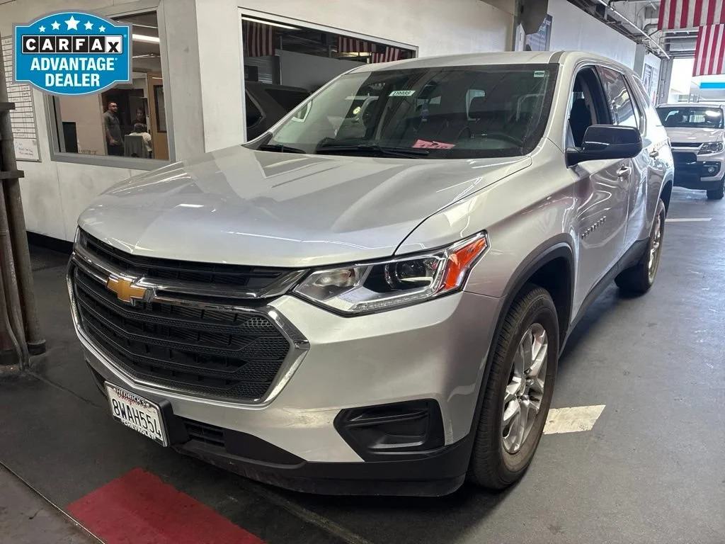 Used 2021 SILVER ICE METALLIC Chevrolet LS image 4