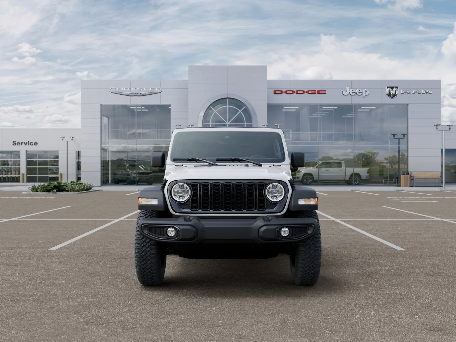 New 2026 Bright White Clear-Coat Exterior Paint Jeep Willys image 34